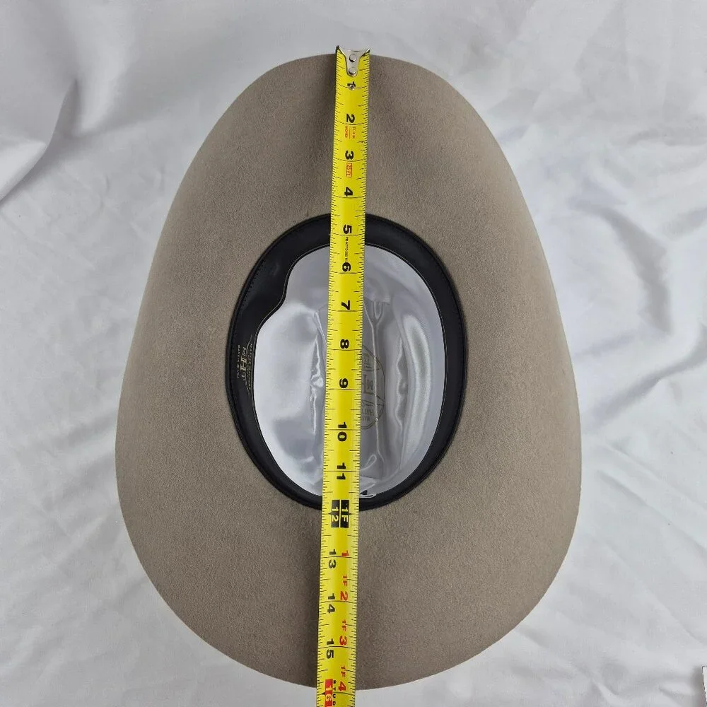Master Hatters 3X Fawn Ruidosa Two Tone Wool Cowboy Hat  Size 7 Unisex - Picture 16 of 16